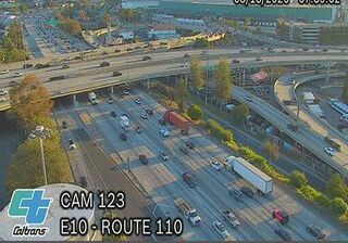 Los Angeles: University Park › East: I-10 : (123) Route 110 CHP Tower