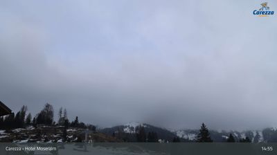 Karersee - Carezza: Hotel Moseralm, Rosengarten