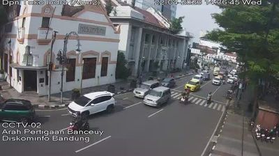 Bandung: Eks Nederlandsch Indische Escompto Maatschappij - Mandiri Unit Mikro Bandung Alun-Alun - Jalan Asia Afrika - Jalan Banceuy