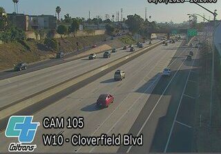 Santa Monica › West: I-10 : (105) E/O Cloverfield Blvd