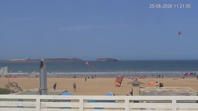 Essaouira: Essaouira Ville Nouvelle › West: Plage Tagharte - amehry - Mogador Island - Réserve pour la protection des Faucons d'Éléonore - Ile d'Essaouira