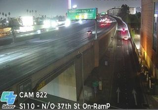 Los Angeles: Jefferson › South: I-110 : (822) S/O EXPOSITION BLVD