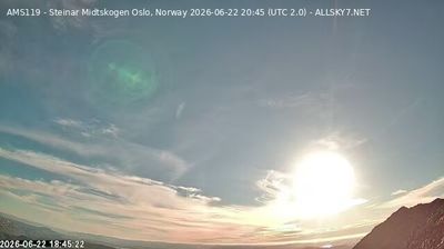 Live webcam in Reisja, Noruega