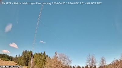 Live webcam in Eina, Noruega