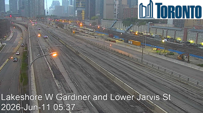 Old Toronto: St. Lawrence: Gardiner Expressway near Jarvis Street