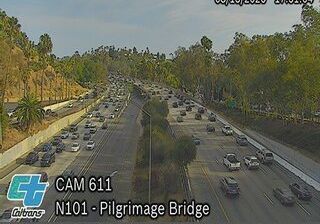 Los Angeles: Hollywood Hills › North: US-101 : (611) Pilgrimage Bridge