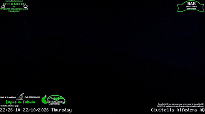 Live webcam in Civitella Alfedena, Italy