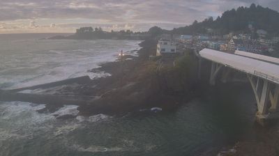 Live webcam in Depoe Bay, Spojené státy americké