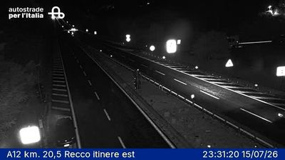 Sori: A12 km. 20,5 Recco itinere est