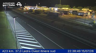 Colloredo di Monte Albano: A23 km. 37,0 Ledra Ovest itinere sud