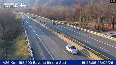Verbania: A26 Km. 192,500 Baveno Itinere Sud