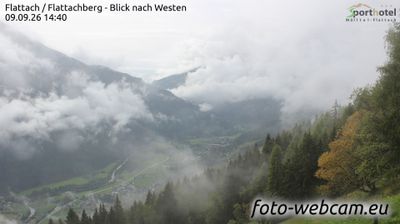 Obervellach: Flattach - Flattachberg - Blick nach Westen