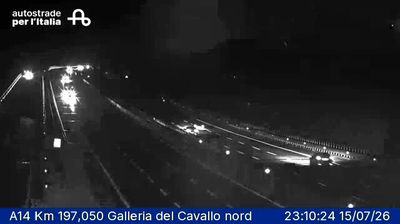 Senigallia: A14 Km 197,050 Galleria del Cavallo nord