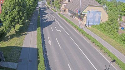 Vrhnika, križišče pri AC - pogled proti Sinji Gorici
