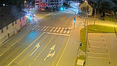 Webcam Jesenice: Plavz: R2-452, Hrušica - Javornik, Cesta maršala Tita