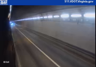 Hampton: I-64 - MM 270.4 - HRBT - EB Tunnel Exit