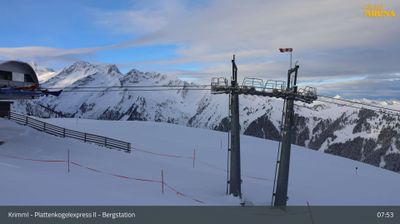 Krimml: Zillertalarena - Plattenkogelexpress II - Bergstation