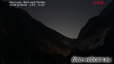 Werfen: Pass Lueg - Blick nach Norden