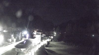 Toblach - Dobbiaco › South: Apparthotel Germania - Blick auf das Höhlensteintal - Calvaria