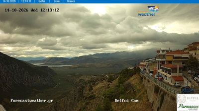 Live webcam in Municipal Unit of Delphi, Greece