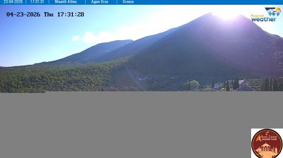 Live webcam in Karyes, Grækenland