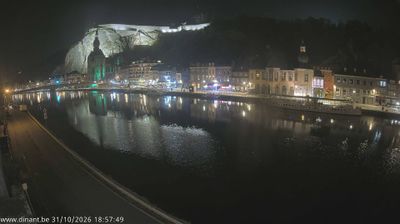 Dinant › North: The Citadel of Dinant - La Meuse