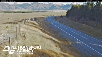 トワイゼル › 北: SH80 Aoraki Mt Cook Hwy
