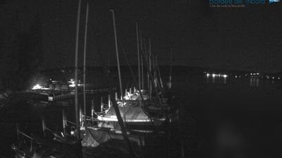 Webcam Lake Bienne (BE) › South-east: Bordée de Tribord - Promenade Jean-Jacques Rousseau