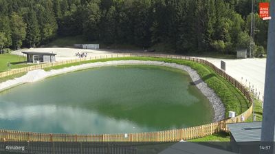 Gemeinde Annaberg: Annaberg, Mostviertel - Annaberg, Speicherteichbaustelle