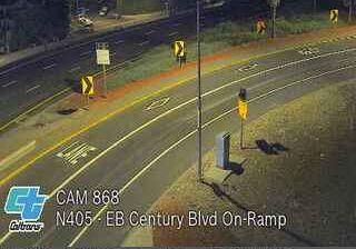 Inglewood › North: I-405 : (868) EB Century Blvd On-Ramp