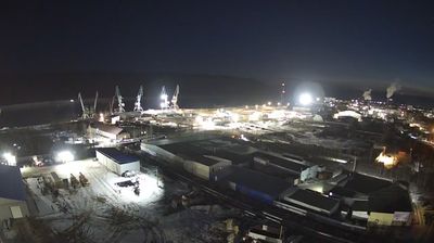 городское поселение Ленск: Lenskiy Rechnoy Port - Lena river port - Lensk