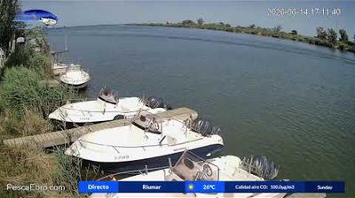 Live webcam in Deltebre, Spagna