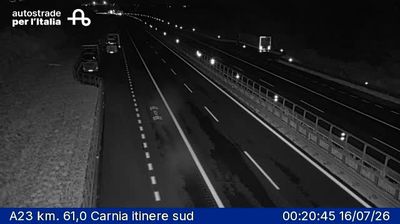 Amaro: A23 km. 61,0 Carnia itinere sud