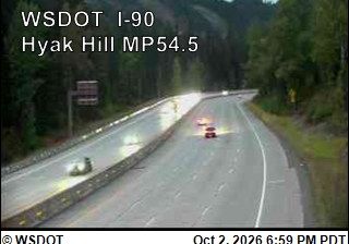 Summit at Snoqualmie webcam: I-90 at MP 54.5 - Hill