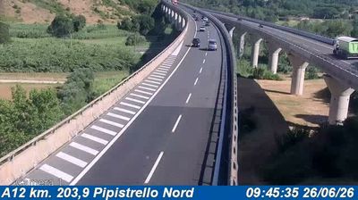 Rosignano Marittimo: A12 km. 203,9 Pipistrello Nord