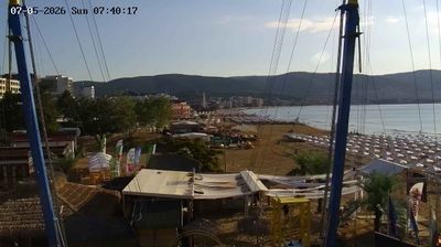 Neszebar › Kelet: Molo w słonecznym brzegu - Beach “Sunny beach”