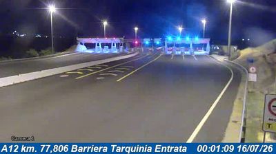 Tarquinia: A12 km. 77,806 Barriera - Entrata