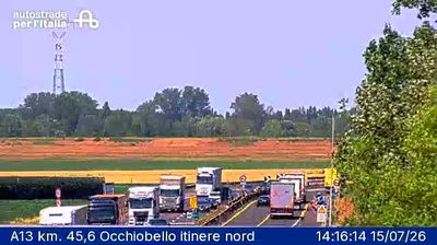 Ferrara: A13 km. 45,6 Occhiobello itinere nord