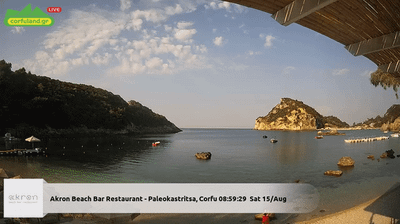 Live webcam in Palaiokastritsa, Kreeka