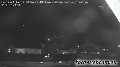 Webcam Gemeinde Lech › South-west: Omeshorn