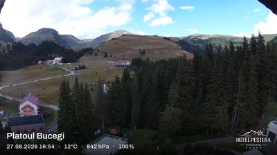 Moroeni › North: Hotel Peștera - Telecabina Peștera