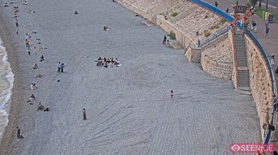Webcam Nice › West: Castel Plage