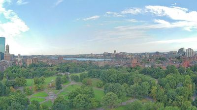 Boston › West: Boston Common Visitors Center - Parkman Bandstand - Boston Common - Boston Common Frog Pond - Beacon Hill - Public Garden - John Hancock Tower - Back Bay - Commonwealth Avenue Mall - Charles River Esplanades - Prudential Center Boston - Massachusetts Institute of Technology