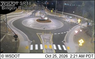 Bingen: SR 14 at MP 66.6 - Roundabout