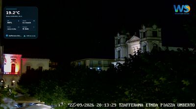 Zafferana Etnea › North-west: Piazza Umberto I Belveder - Church of Saint Mary 'della Provvidenza'