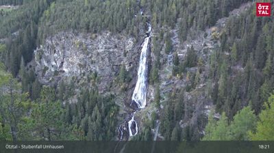 Webcam Gemeinde Umhausen: Umhausen, Ötztal - Stuibenfall