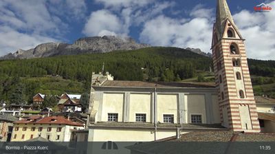 Bormio: I - Piazza Kuerc, Chiesa collegiata dei Santi Gervasio e Protasio