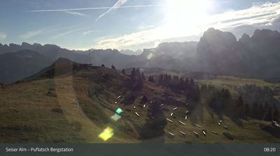 Kastelruth - Castelrotto: Seis am Schlern - Puflatsch Bergstation