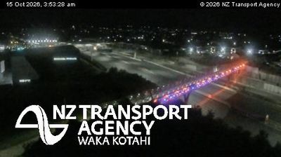 Upper Harbour › North: Tirohanga Whānui bridge - New Zealand State Highway Overbridge