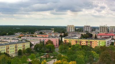 Bydgoszcz: Panorama Osiedla Leśnego na żywo